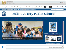 Tablet Screenshot of bullittschools.org